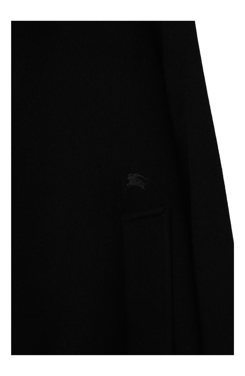 Burberry Cashmere Harrington Jacket, Alternate, color, Black