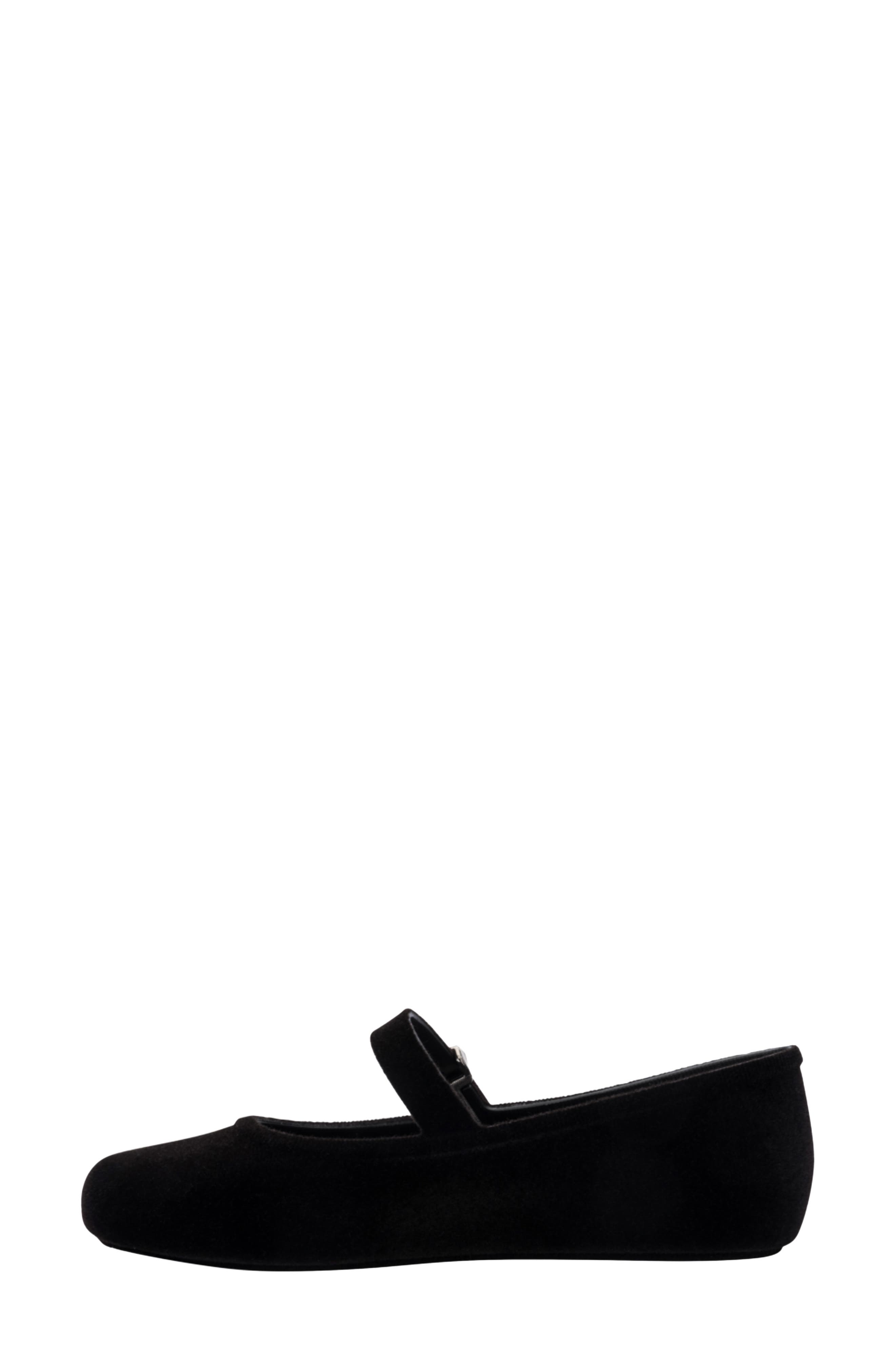 Soft Ballerina Velvet II Mary Jane, Alternate, color, BLACK