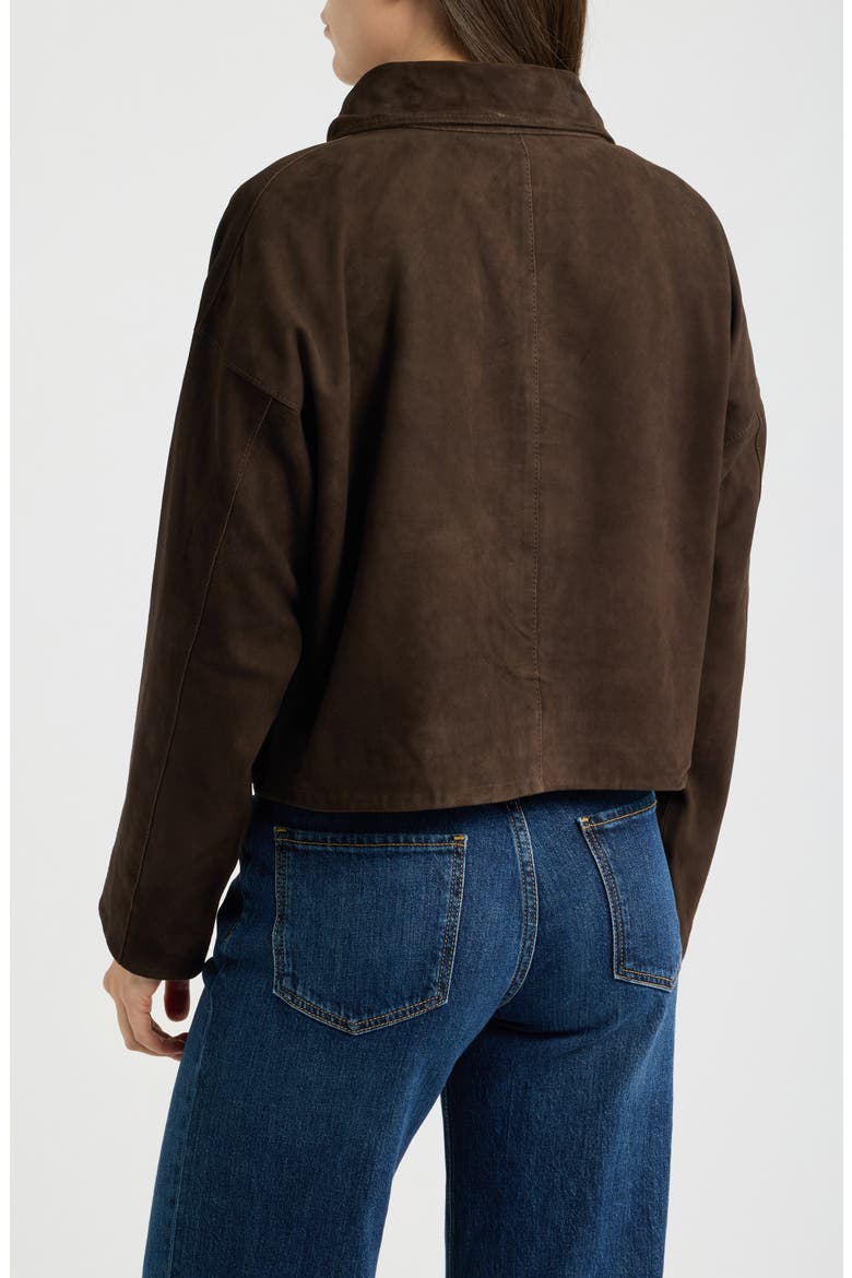 Ryder Suede Jacket, Alternate, color, BITTER BROWN