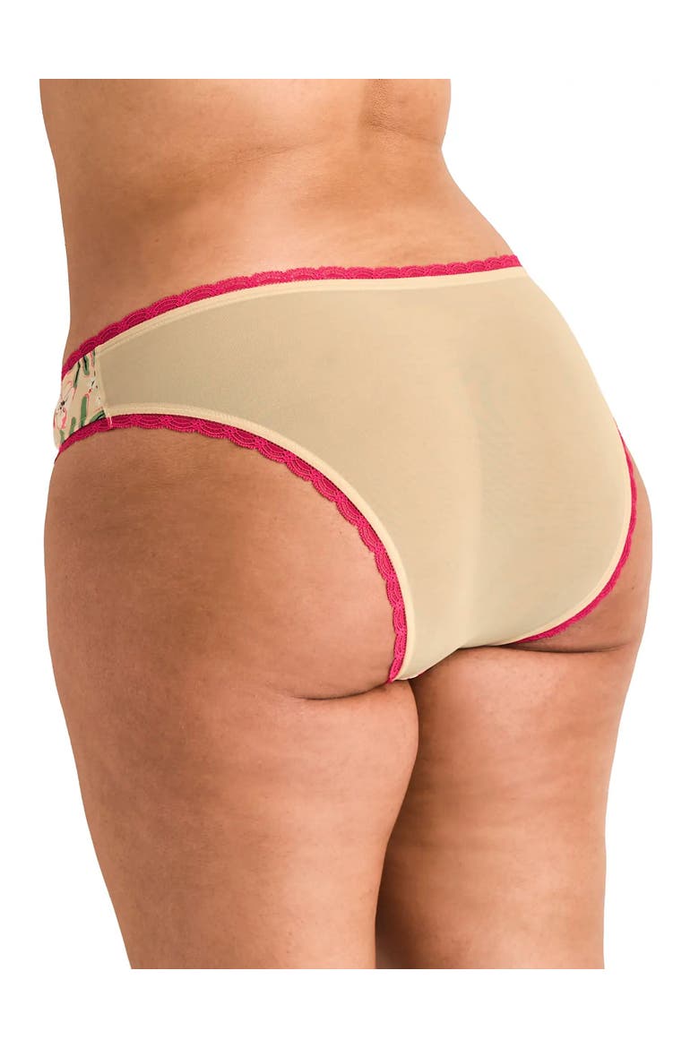 Elsie Bikini Panties, Alternate, color, Tropical beige