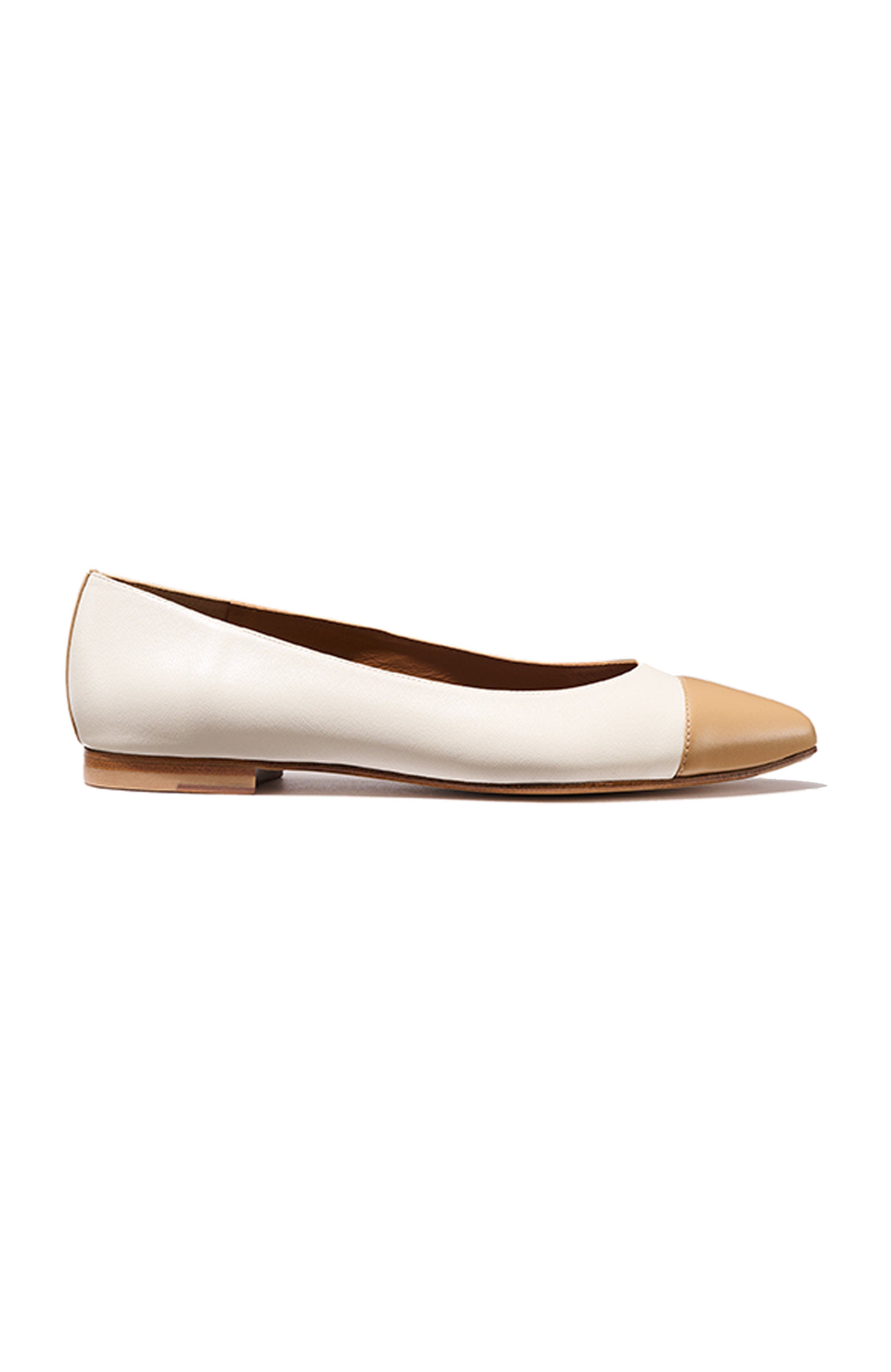 The Cap-Toe Pointe, Alternate, color, Ivory and Toffee