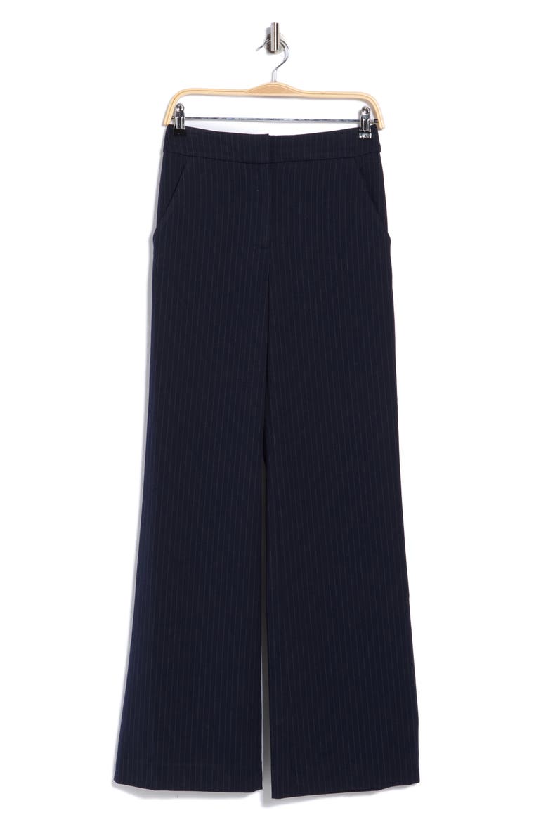 Tonelli Pinstripe Pants, Alternate, color, NAVY/ WHITE