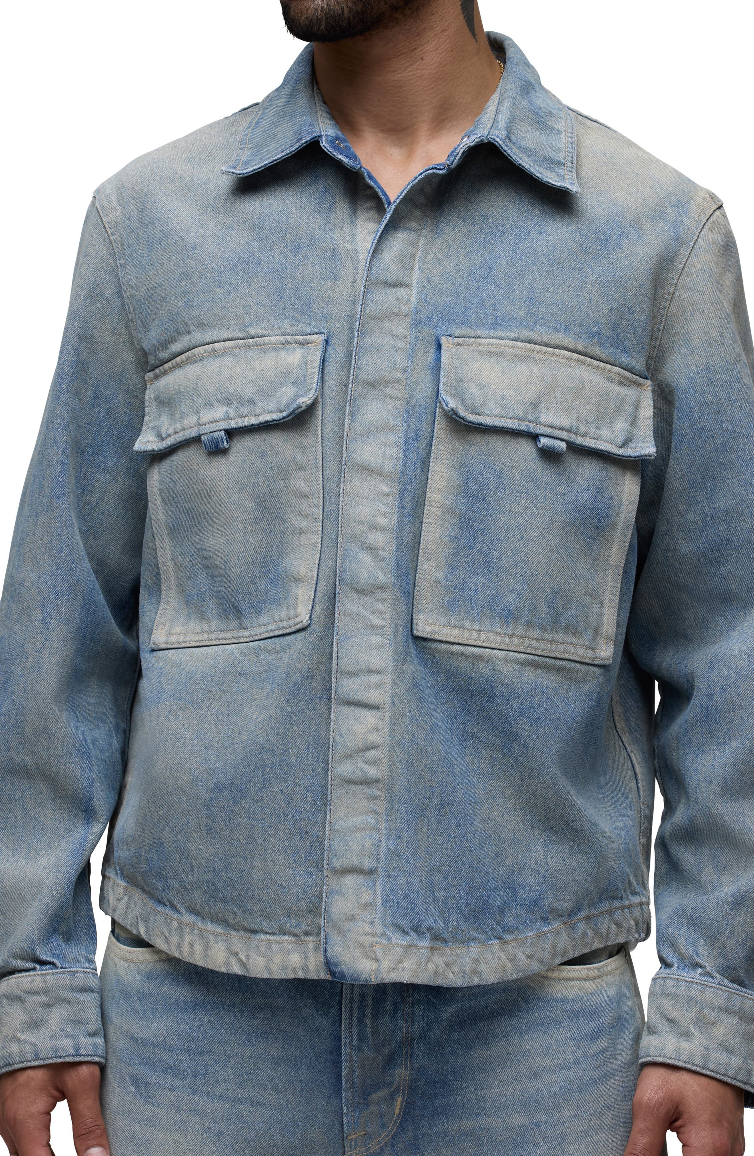Hudson Jeans Denim Shirt Jacket — фото 5