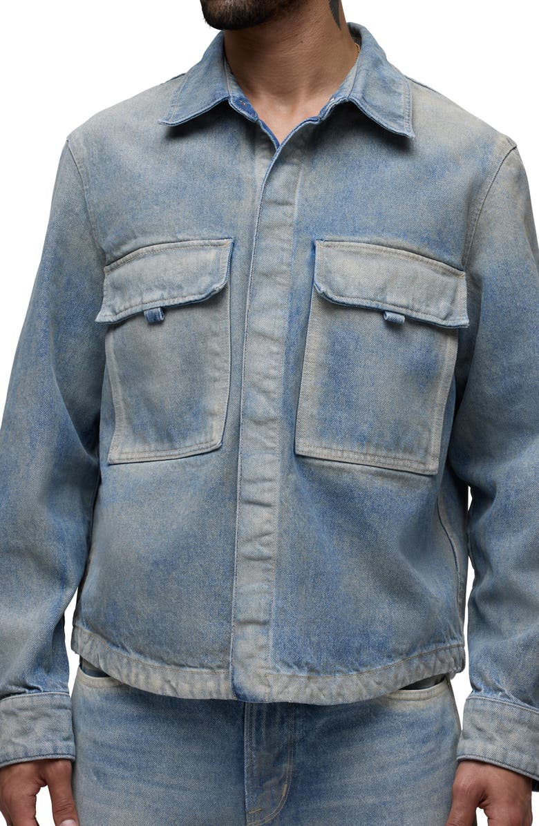 Hudson Jeans Denim Shirt Jacket, Alternate, color, 