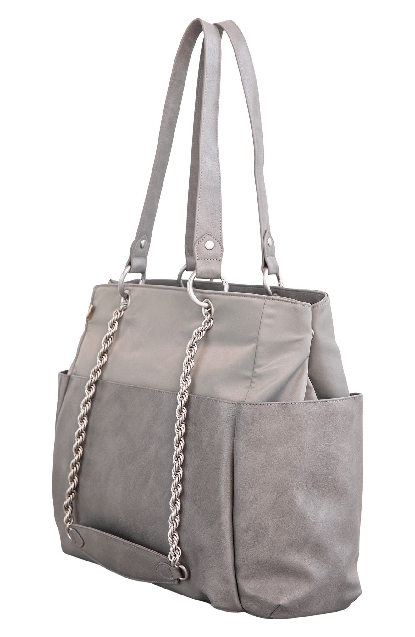 Béis The Diaper Bag, Alternate, color, Grey