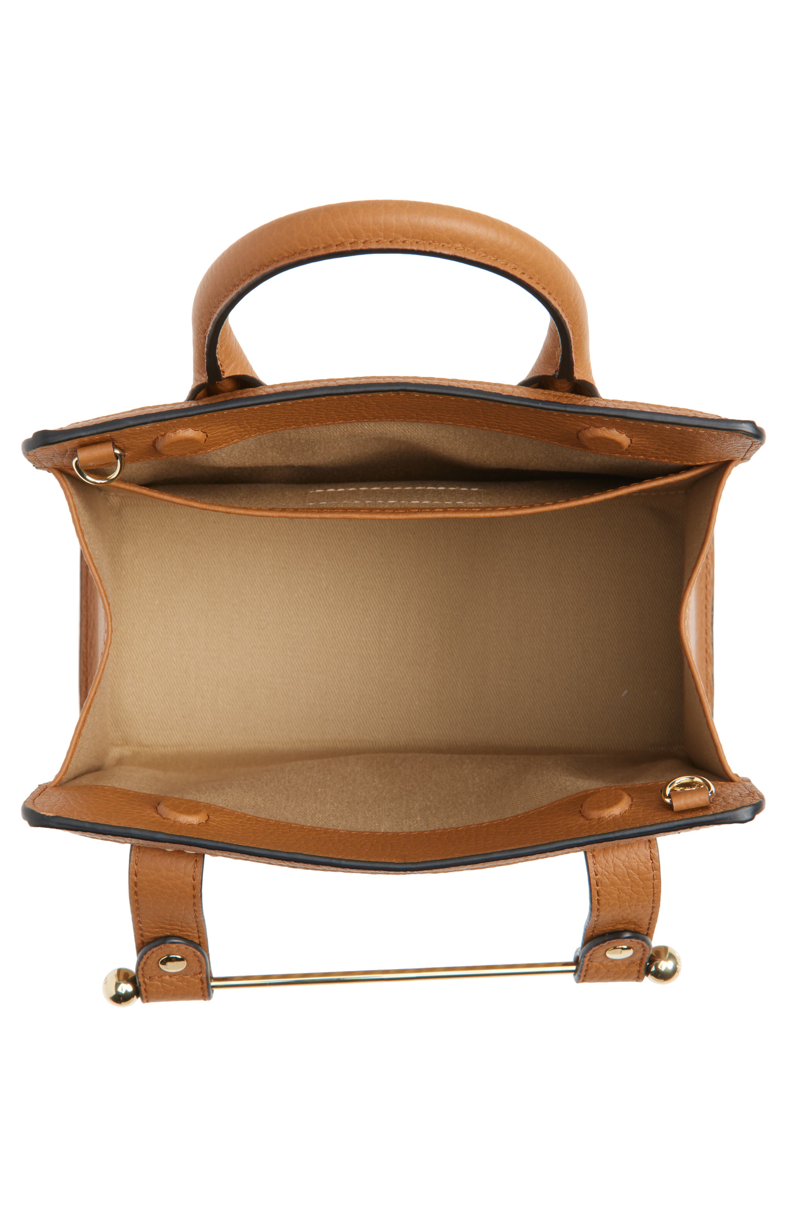 Strathberry Mini Woven Raffia Tote, Alternate, color, Tan/ Natural