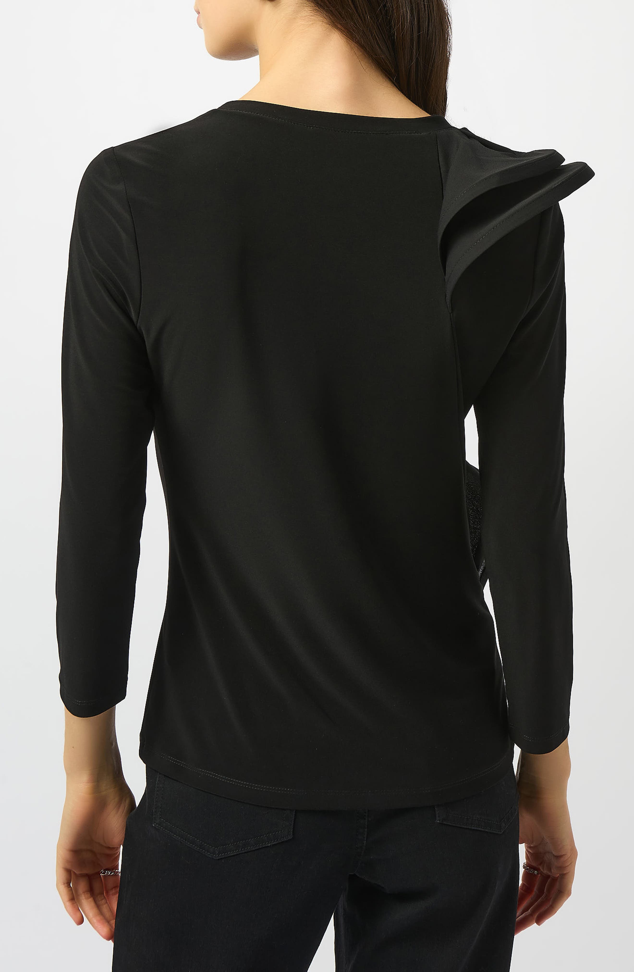 Joseph Ribkoff Ruffled Jersey Top (Women) | Nordstromrack