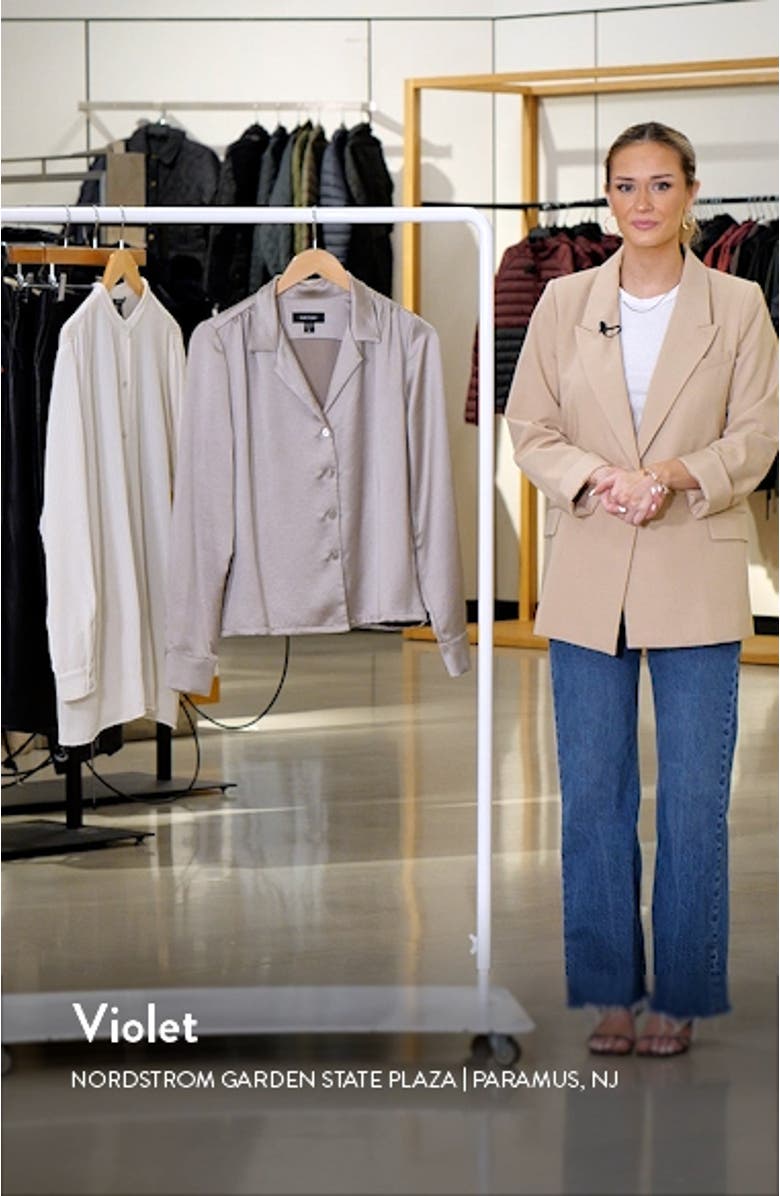 Satin Button-Up Shirt, sales video thumbnail