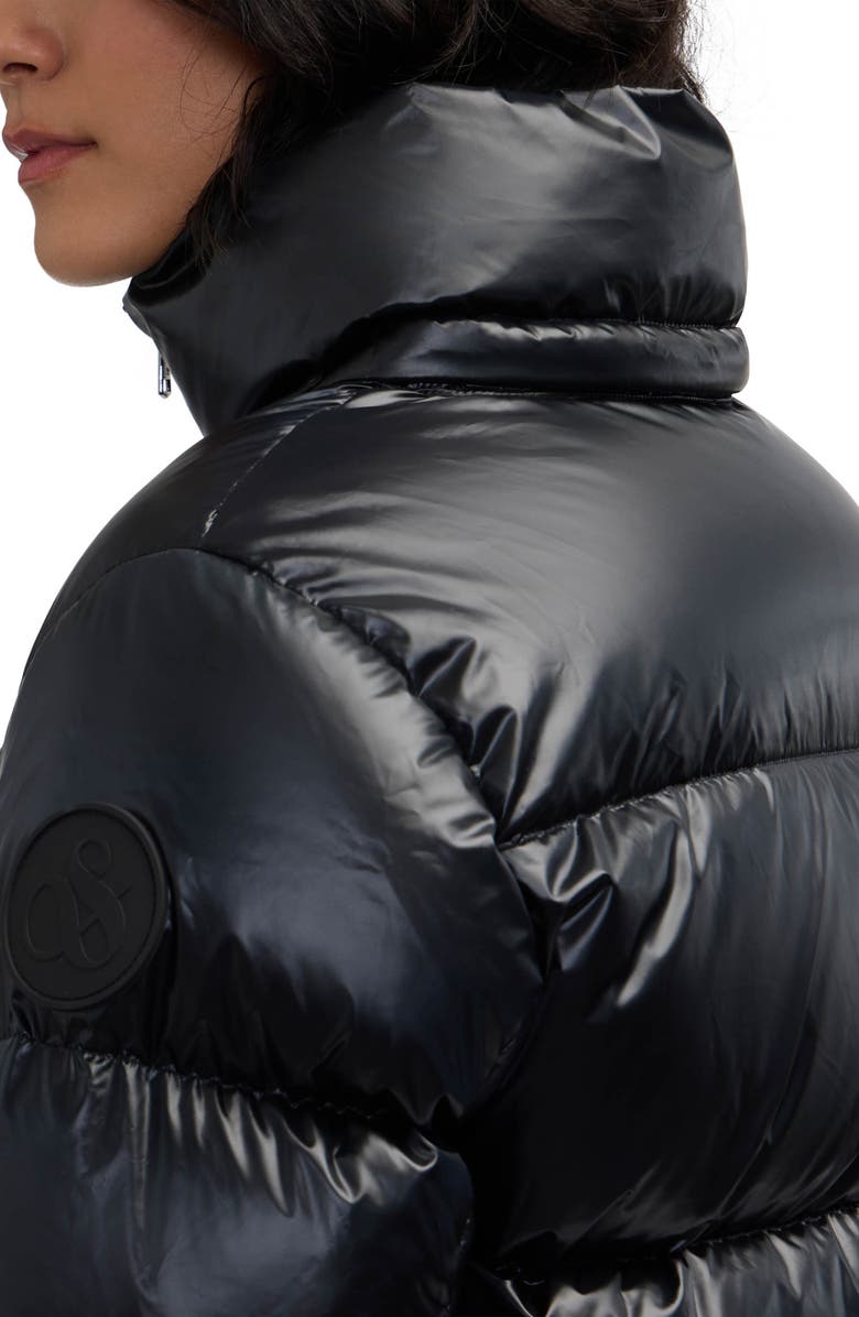 Scotch & Soda Vivienne Boxy Water Repellent Quilted Down Jacket, Alternate, color, Black