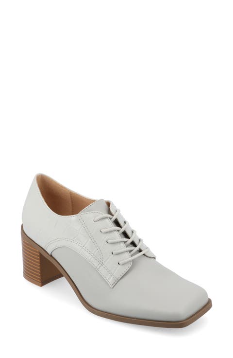 Sylvan Block Heel Derby Pump (Women)