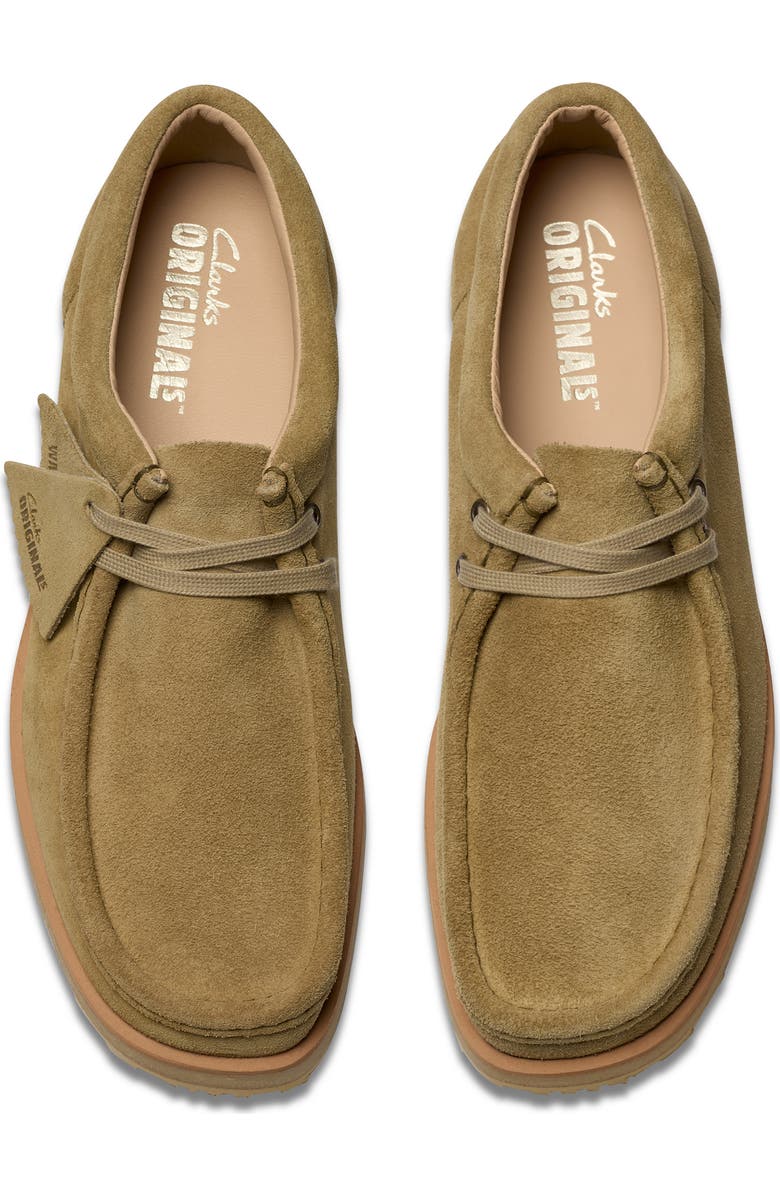 Clarks<sup>®</sup> Wallabee Scout Lo Chukka, Alternate, color, Dark Sand Suede