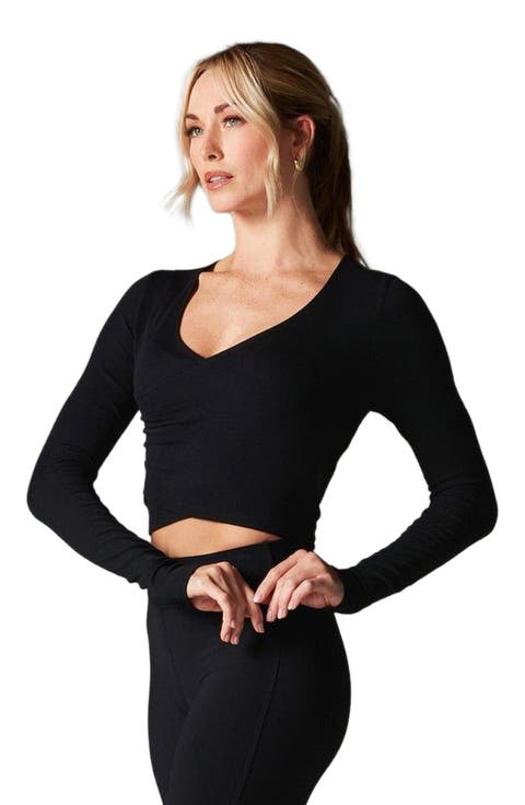 Criss Cross Long Sleeve Top