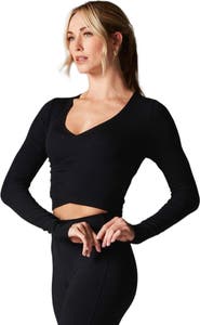 Tavi Criss Cross Long Sleeve Top