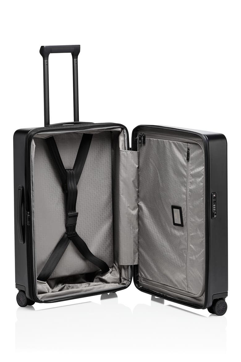 Roadster Check-In Medium 27-Inch Spinner Suitcase, Alternate, color, MATTE BLACK