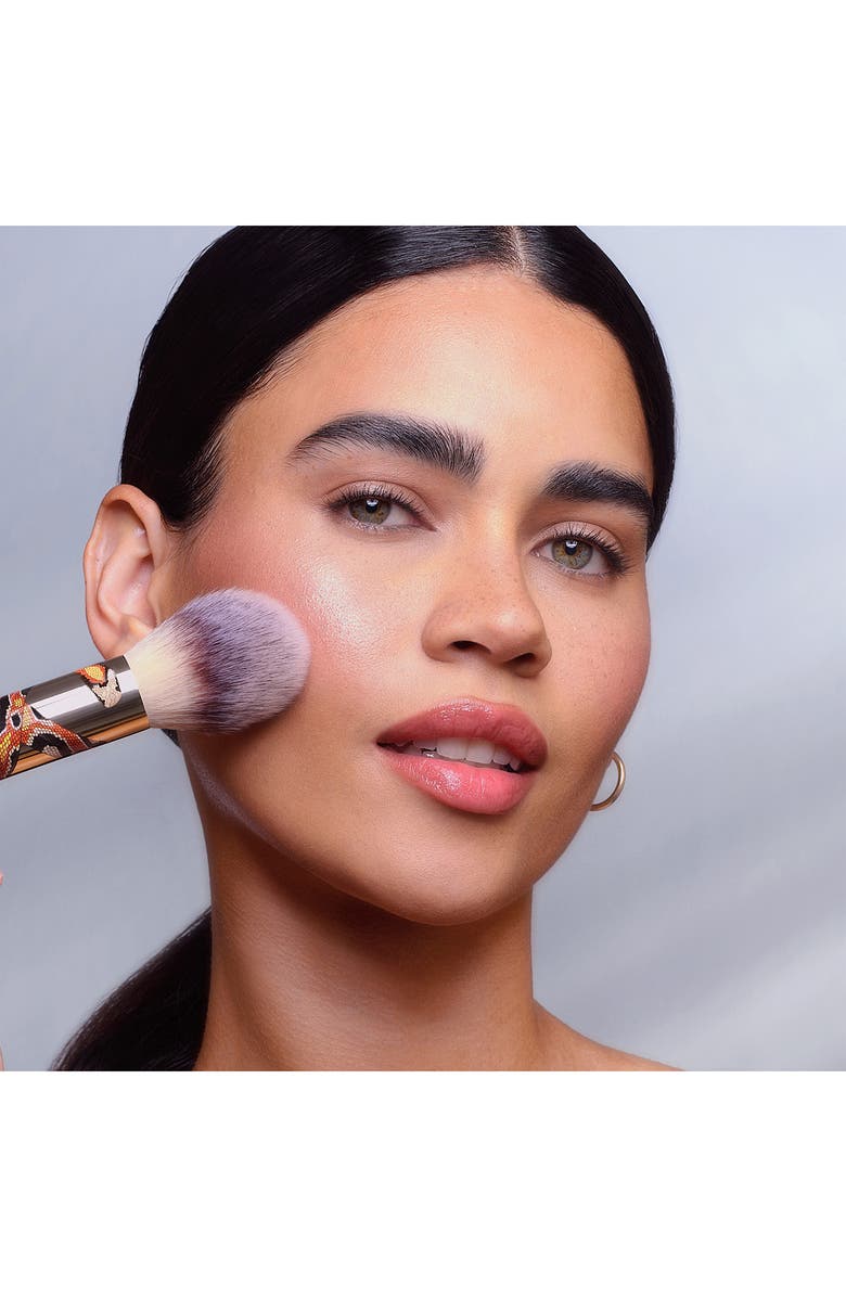 HOURGLASS Veil Snake Print Travel Size Powder Brush, Alternate, color, 