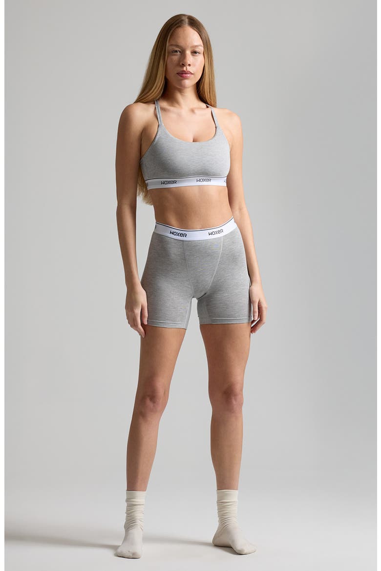 Baller High Rise Ultra-Soft 5-Inch Boxer Briefs, Alternate, color, HEATHER GREY