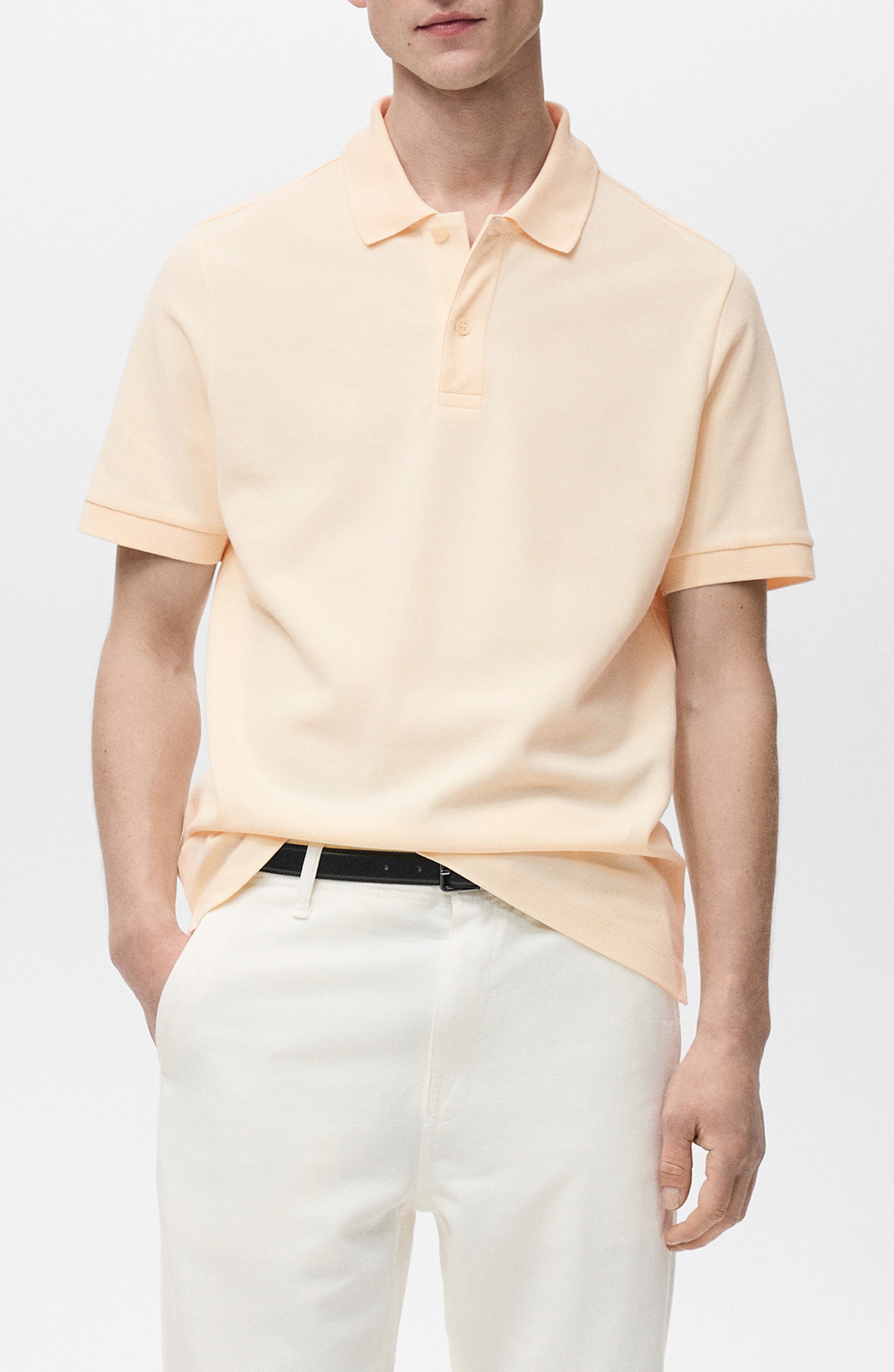 Regular Fit Cotton Pique Knit Polo - image 5