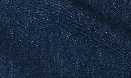 Mavi Jeans Willy Corduroy Collar Denim Jacket In Deep Blue Denim