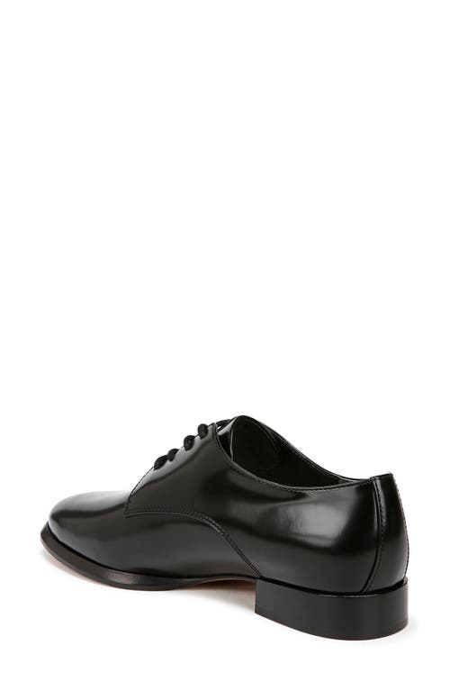 Vince Niko Calf Leather Derby Shoes In Black