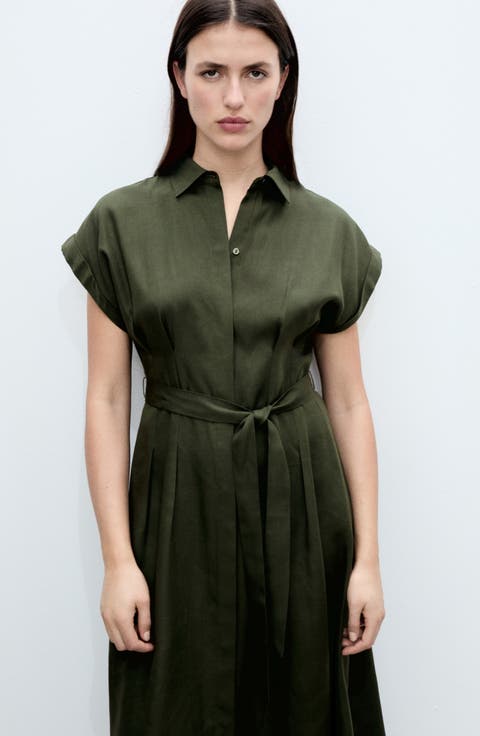 Belted Shirtdress (Regular & Plus)
