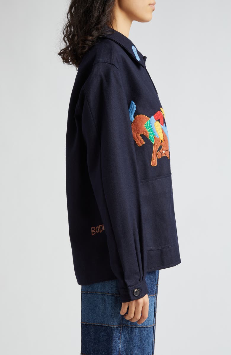 Bode Rodeo Franck Wool Jacket, Alternate, color,