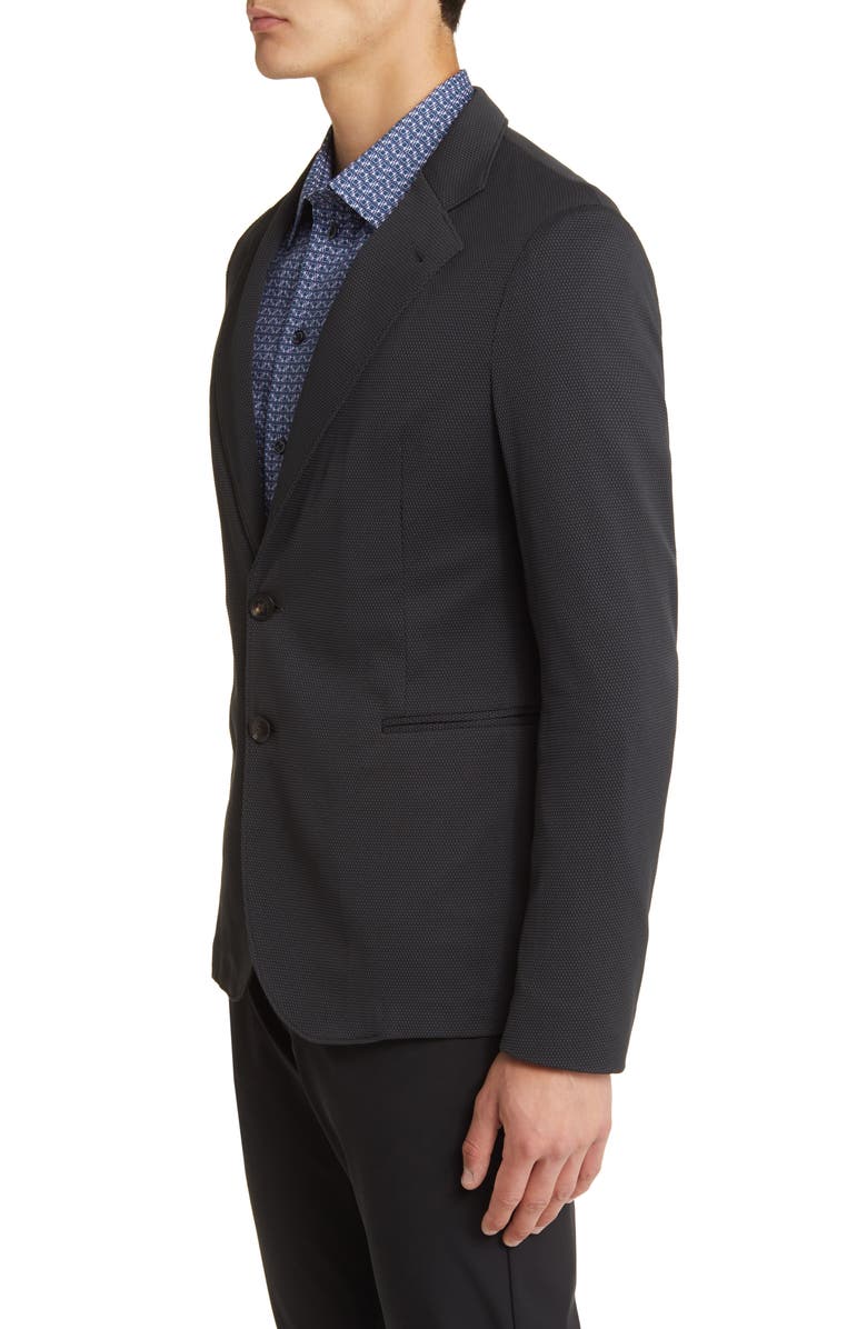 Emporio Armani Textured Stretch Blazer, Alternate, color, 