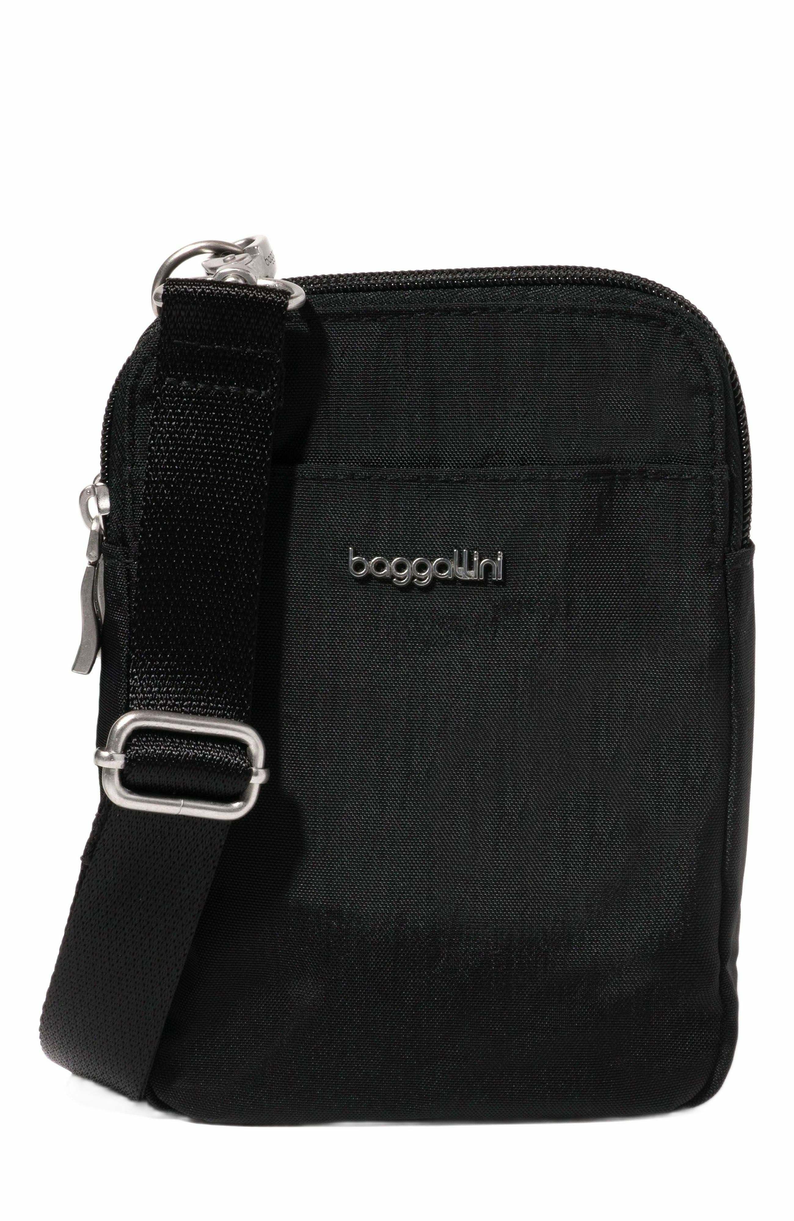 BAGGALLINI Modern Take Two RFID Crossbody Bag, Main, color, Black