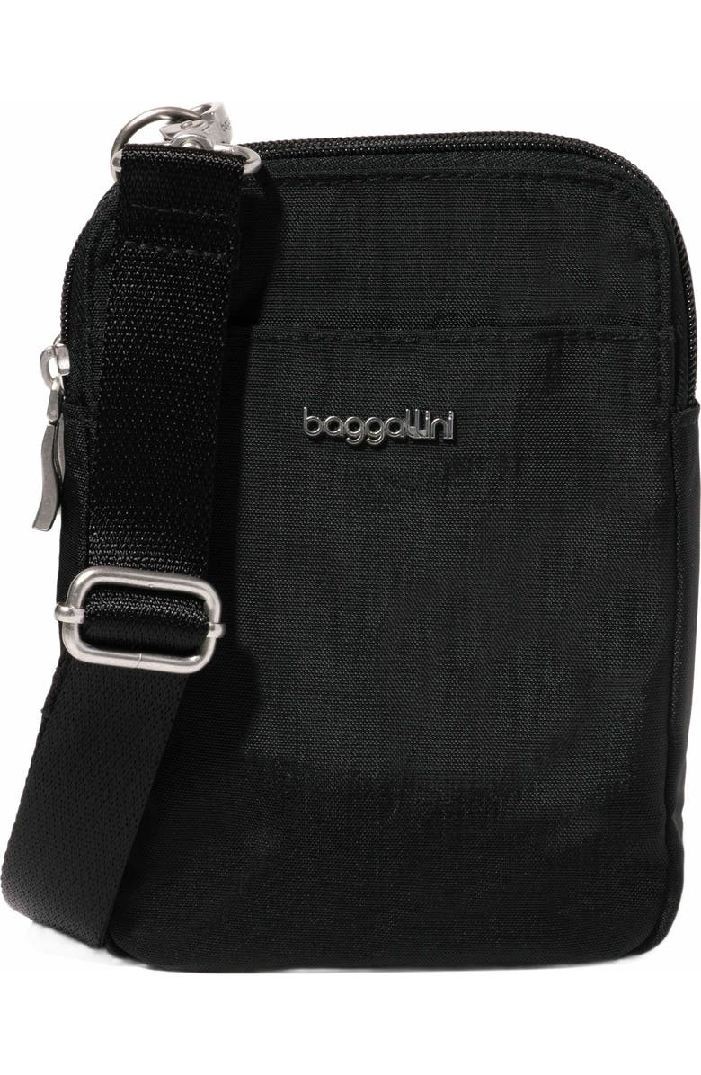 BAGGALLINI Modern Take Two RFID Crossbody Bag, Main, color, Black