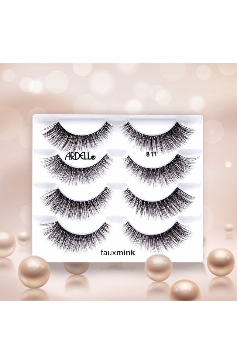 ARDELL Faux Mink 811 Lashes - Pack of 4, Alternate, color,