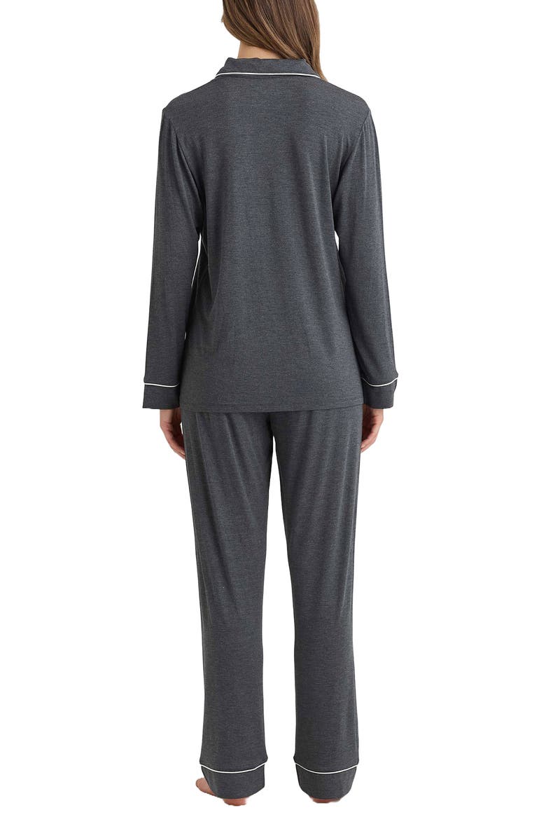 Papinelle Kate Pajamas, Alternate, color, Graphite