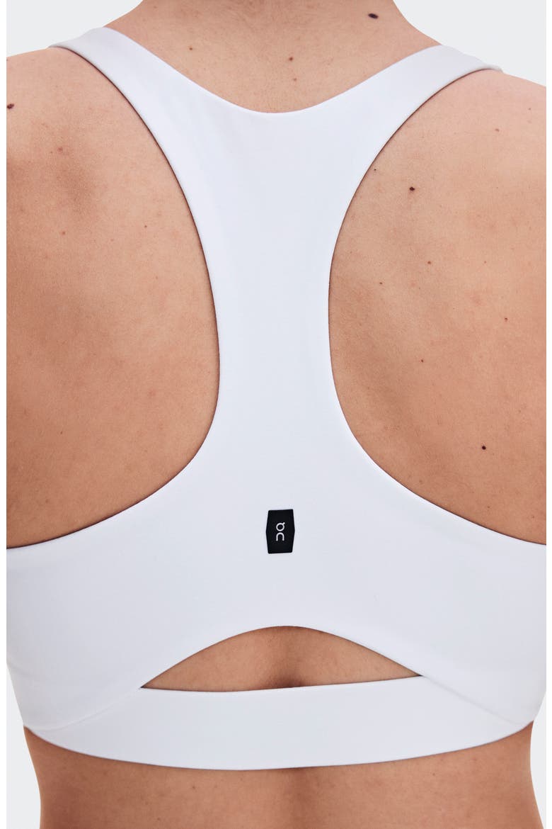 Studio Racerback Sports Bra, Alternate, color, WHITE