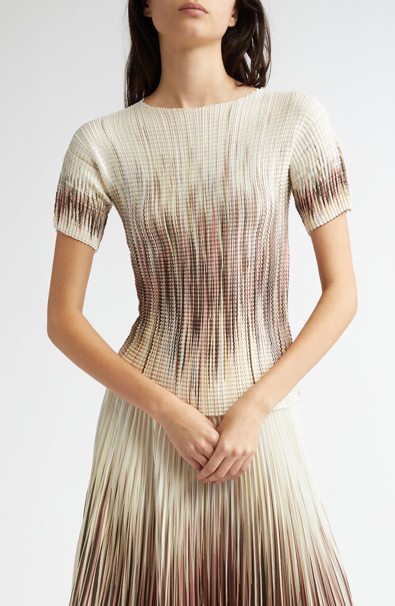 Herno Ombré Pleated Top, Main, color, 