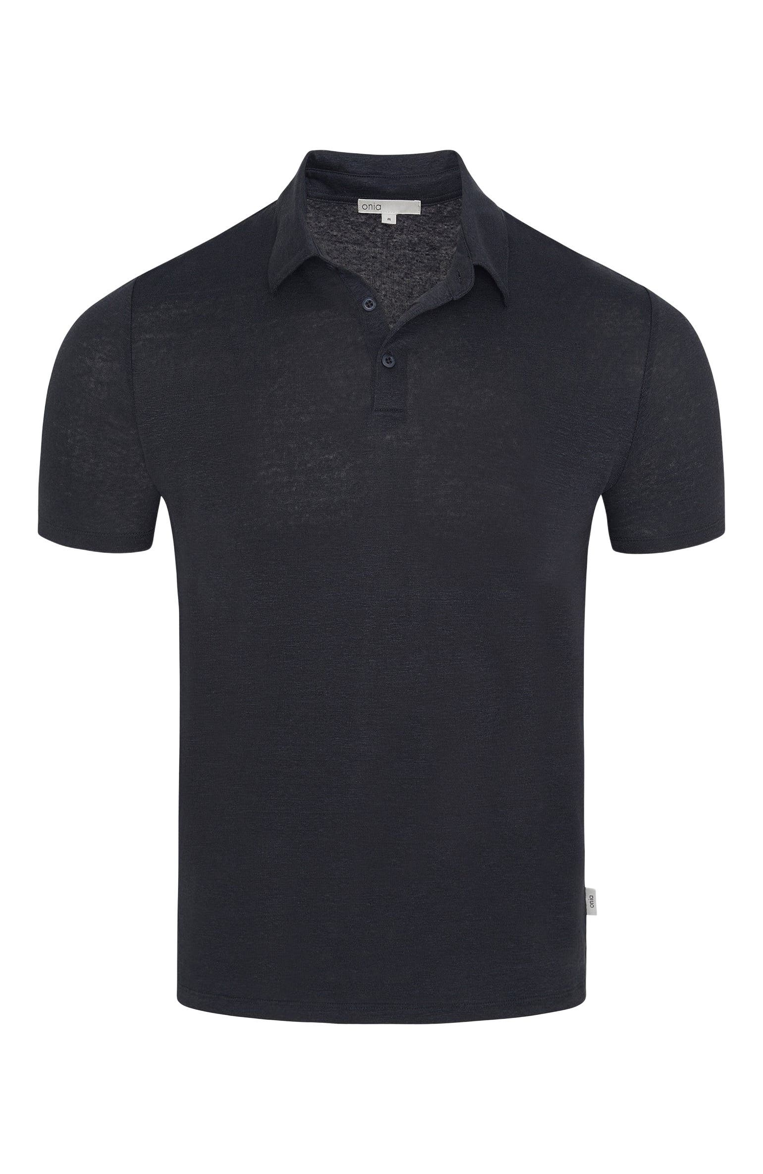 Linen Sweater Short Sleeve Polo - image 4