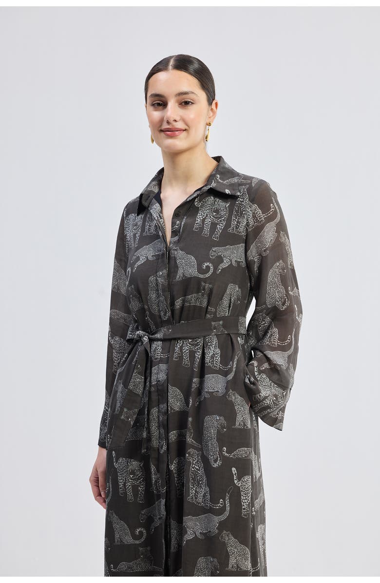 Reistor Relaxed-Fit Shirt Dress, Alternate, color, Black