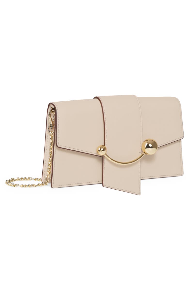 Strathberry Crescent Leather Wallet on a Chain, Alternate, color, 