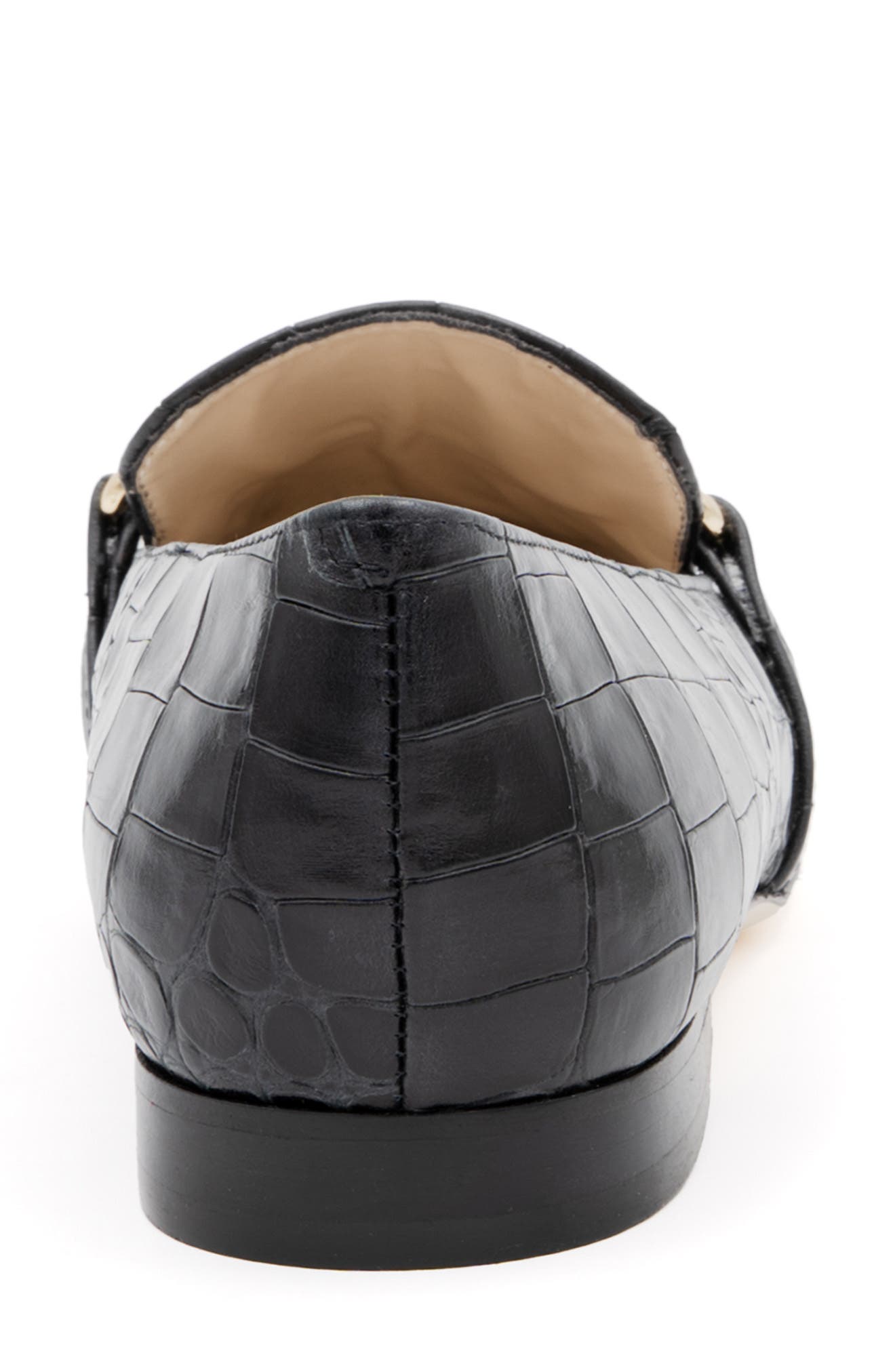 Amalfi by Rangoni Gentile Bit Loafer, Alternate, color, Black Cocco Bengala Gold