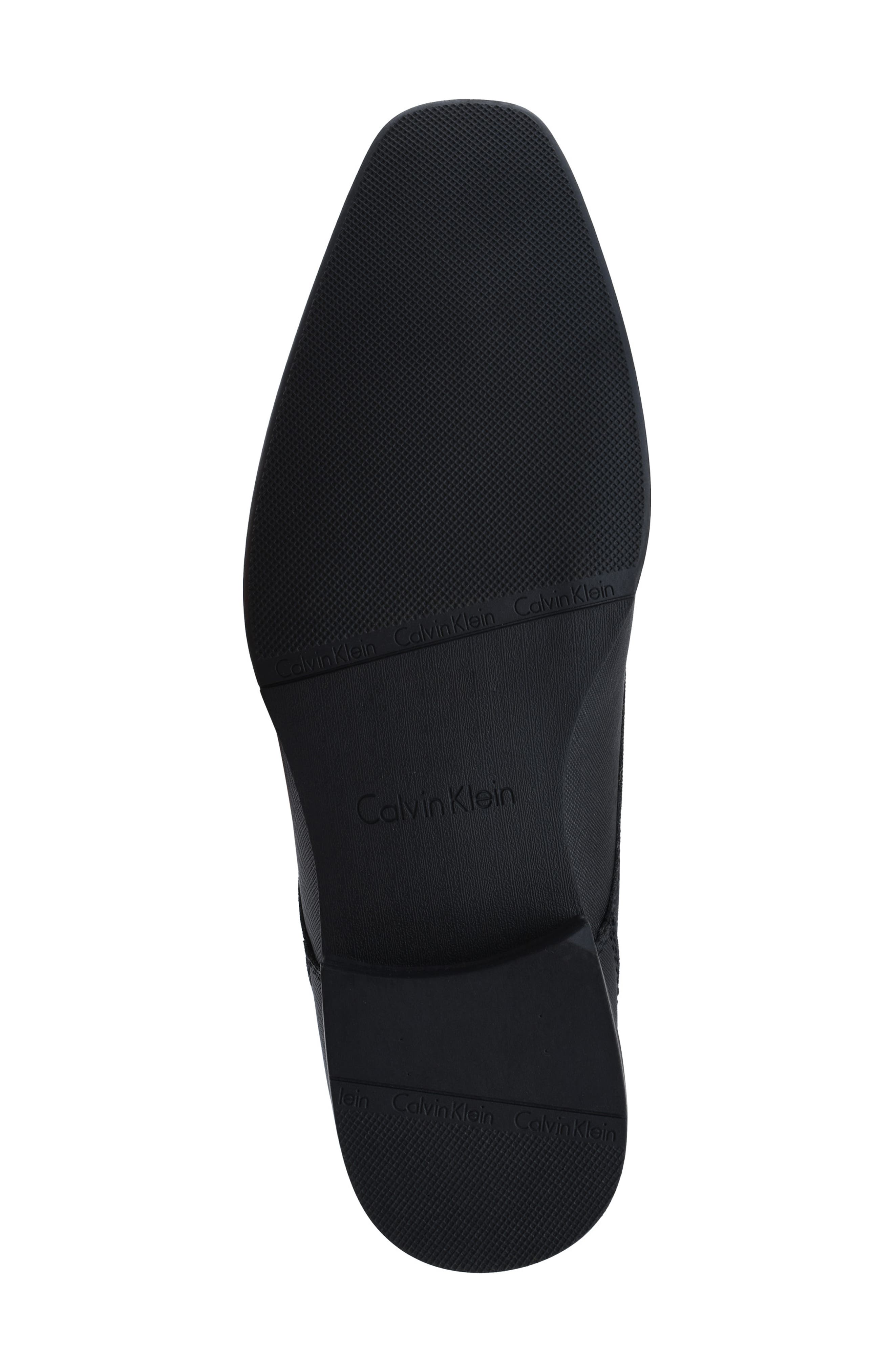 Calvin Klein Brodie Patent Plain Toe Derby, Alternate, color, Black 002