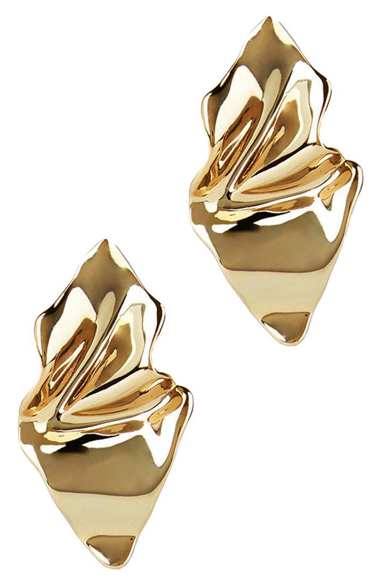 Alexis Bittar Crumpled Drop Earrings, Main, color, No Stones