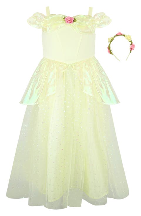 Kids' Princess Dress & Headband Set