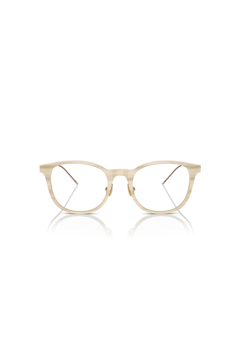 51mm Rectangle optical glasses, Alternate, color, Beige