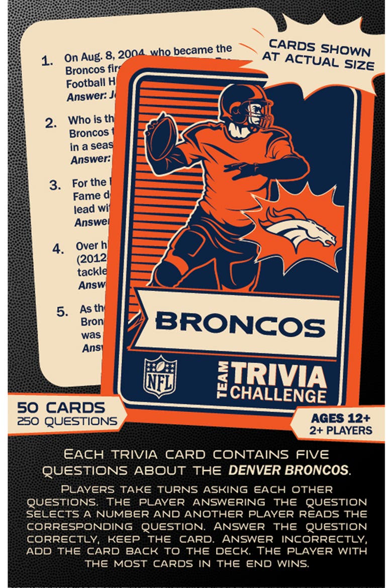 Denver Broncos Trivia Challenge, Alternate, color, Multicolor