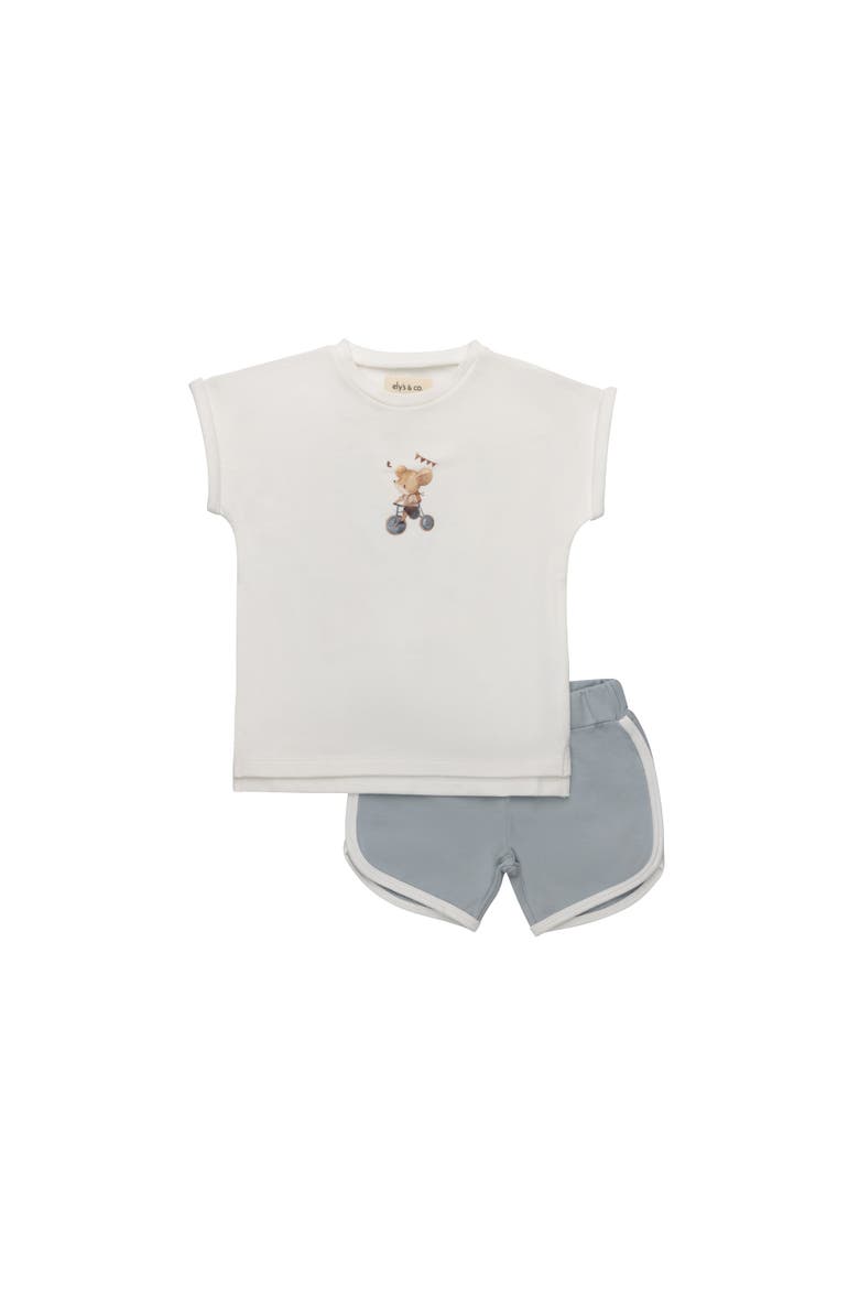 Playful Mouse Collection -  Two-Piece Set for Boys, Main, color, Ivory/Blue