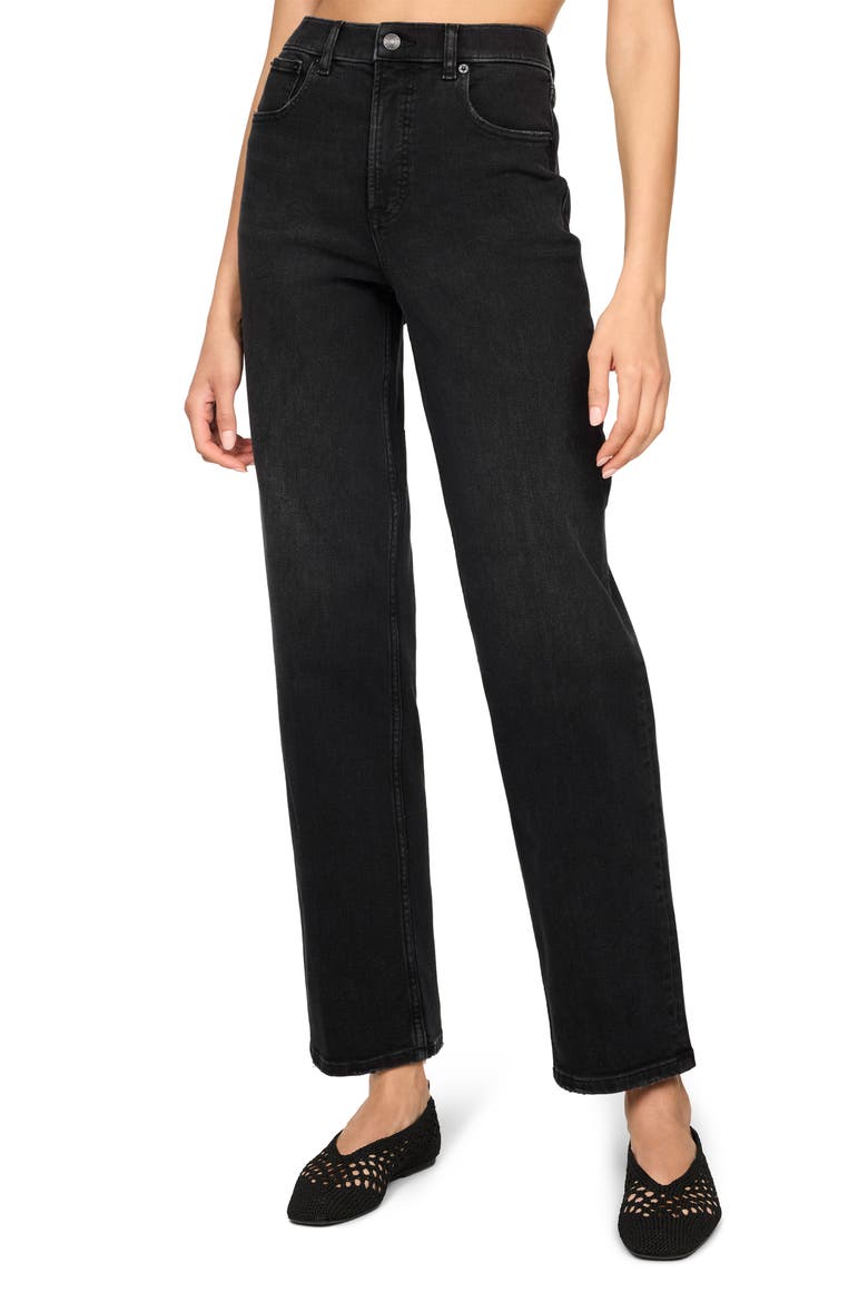 '90s High Waist Straight Leg Jeans, Main, color, DEEP SPACE
