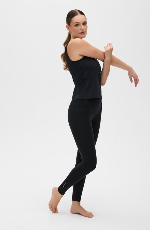 Elastique Athletics Lisse Leggings 27" In Black