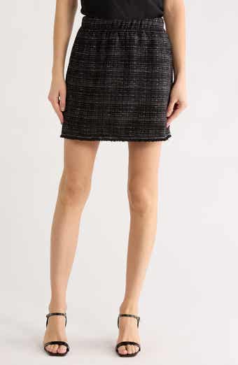 MAX STUDIO Bouclé Miniskirt