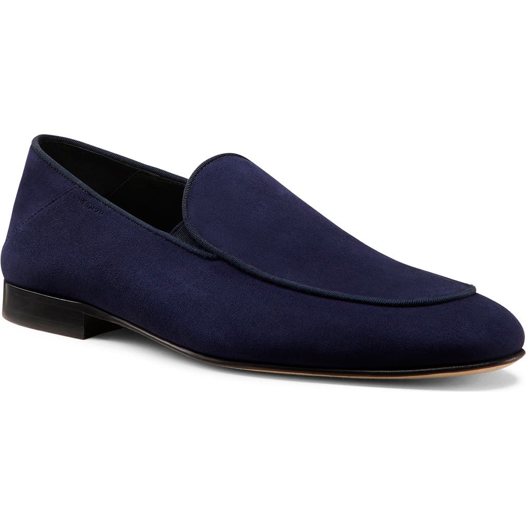 Stuart Weitzman Briggs Loafer In Navy Blue