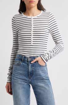 rag & bone The Stripe Knit Henley