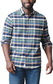 Hope & Henry Organic Flannel Button Down Shirt
