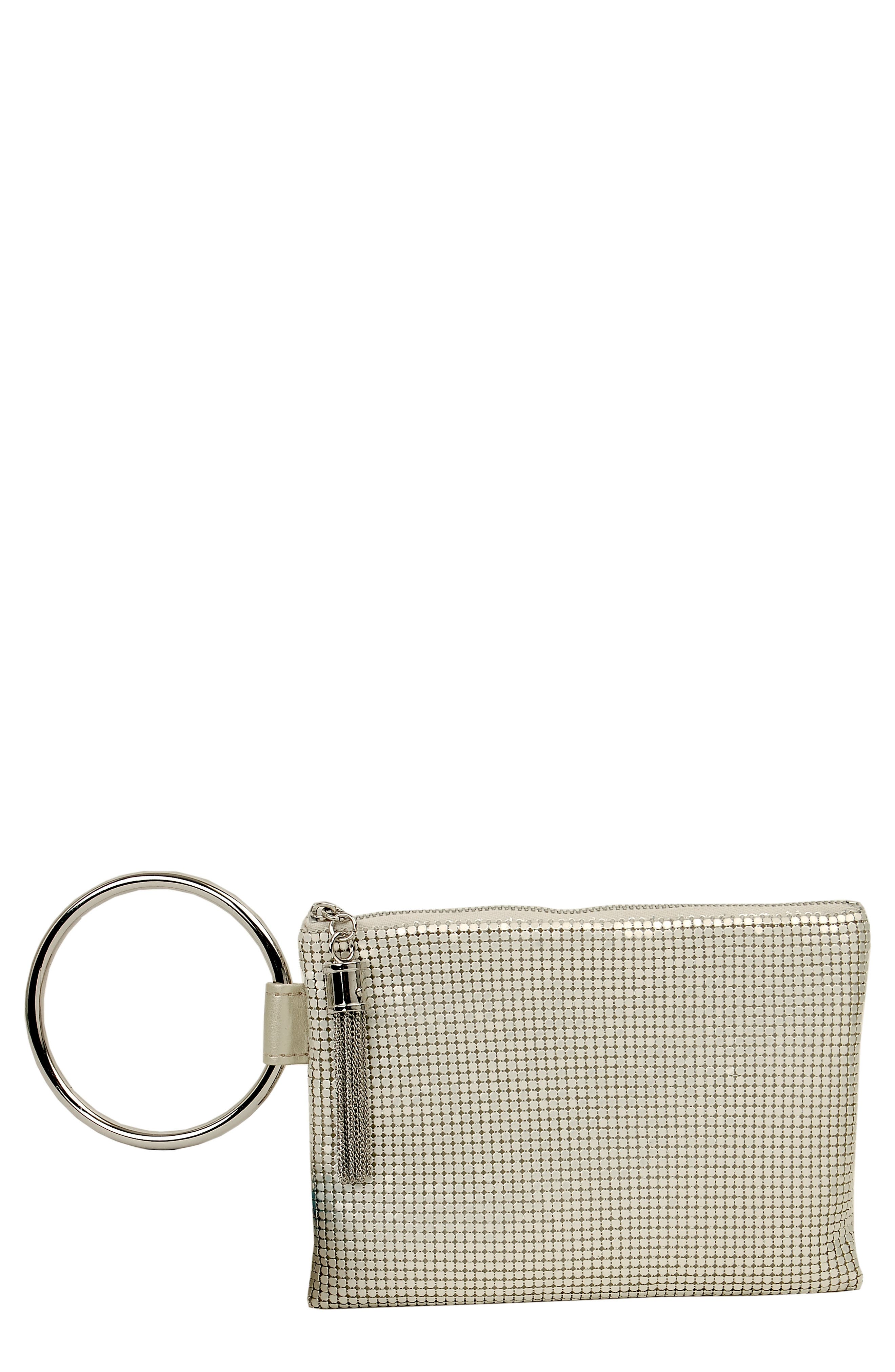 Whiting & Davis Bangle Wristlet, Main, color, 