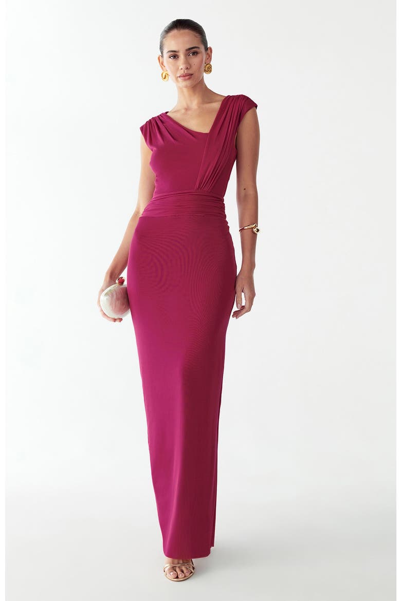 Tima Maxi Dress, Main, color, Berry